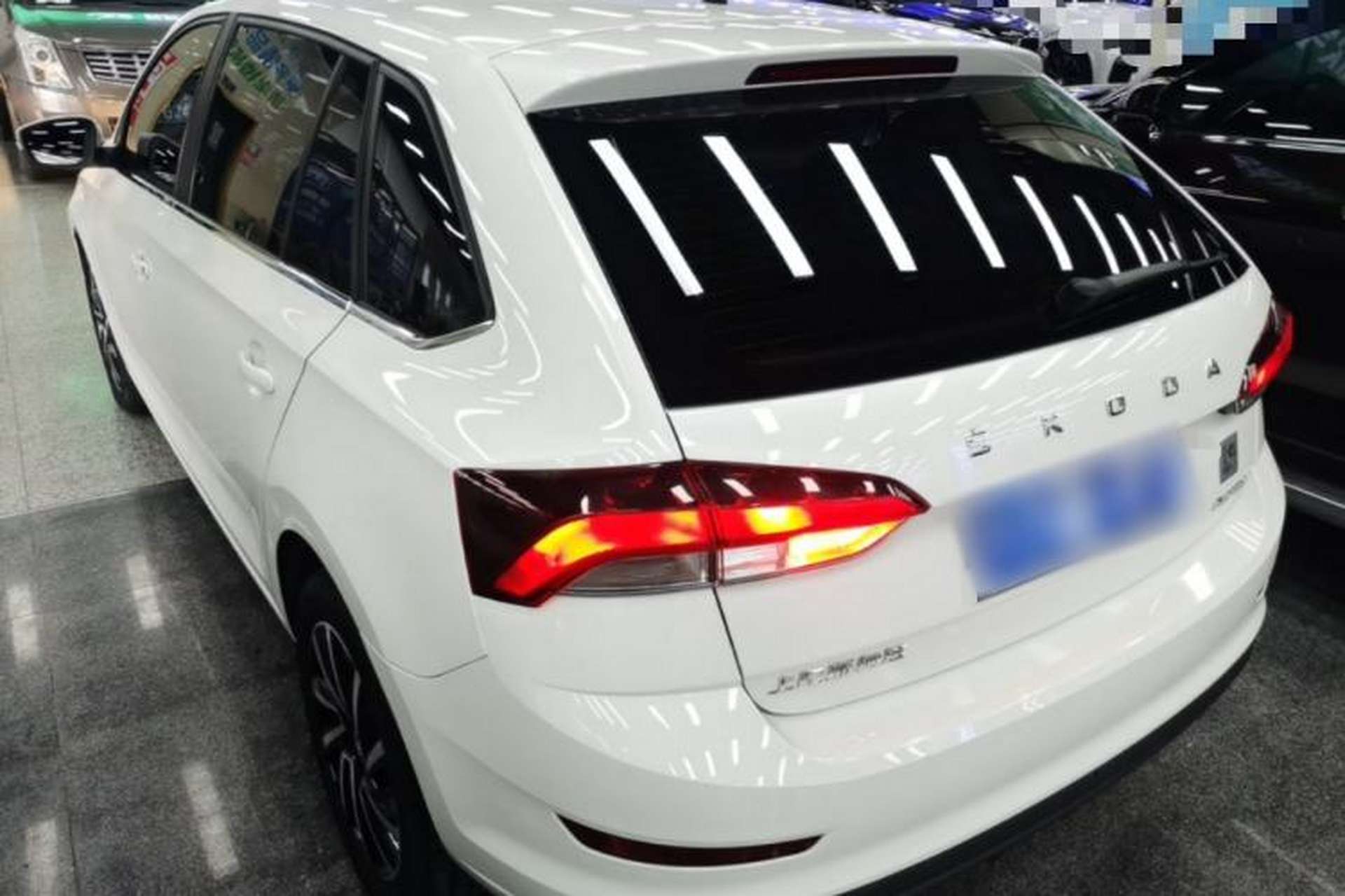 Used Skoda Rapid Spaceback 2020 1.5L Automatic Comfort Edition Rear Left 45 Deg