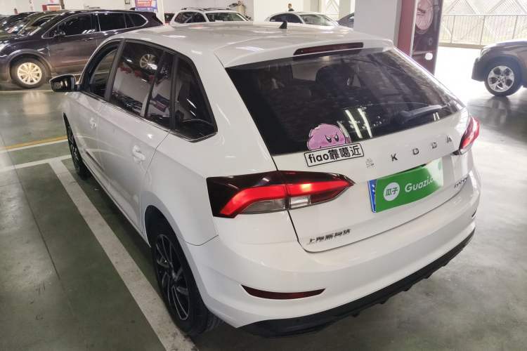 Used Skoda Rapid Spaceback 2020 1.5L Automatic Comfort Edition Rear Left 45 Deg