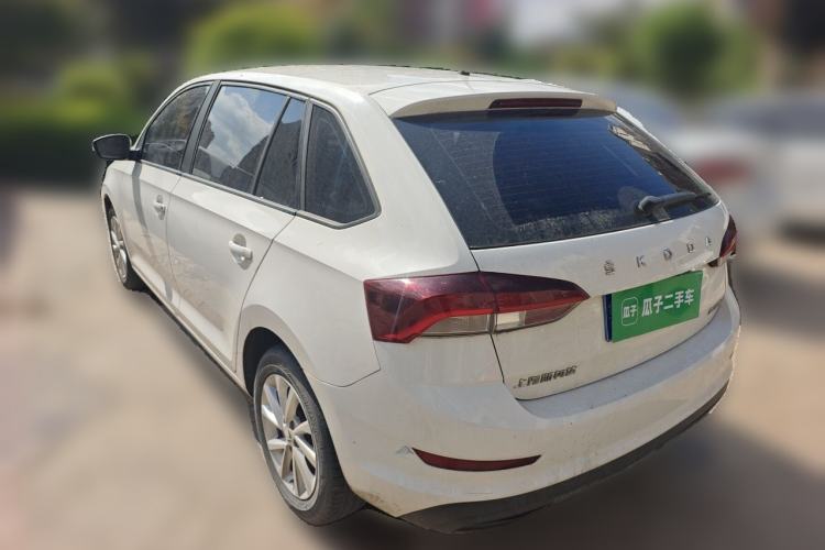 Used Skoda Rapid Spaceback 2020 1.5L Automatic Standard Edition Rear Left 45 Deg