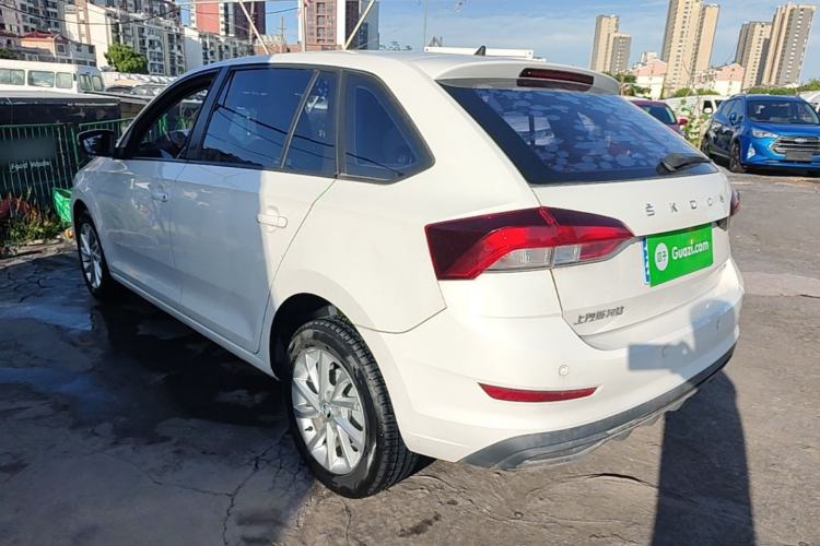 Used Skoda Rapid Spaceback 2020 1.5L Automatic Standard Edition Rear Left 45 Deg
