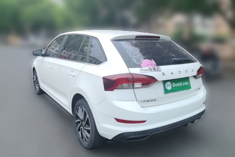 Used Skoda Rapid Spaceback 2020 1.5L Automatic Comfort Edition Rear Left 45 Deg