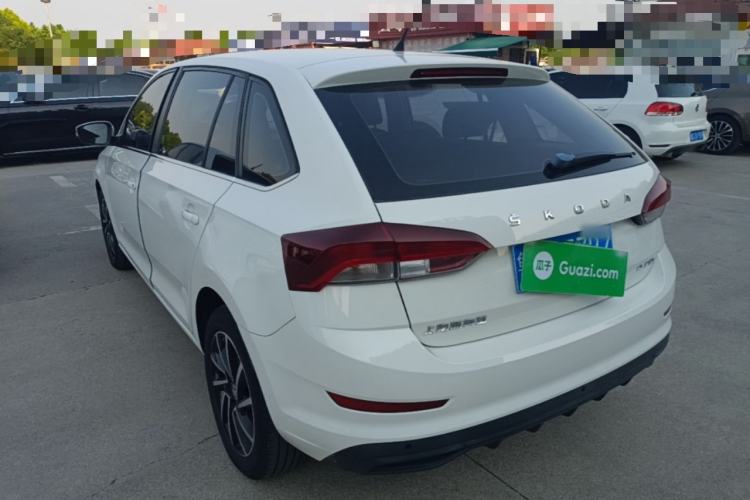 Used Skoda Rapid Spaceback 2020 1.5L Automatic Comfort Edition Rear Left 45 Deg