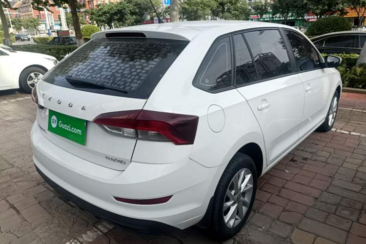 Used Skoda Rapid Spaceback 2020 1.5L Automatic Sport Edition Rear Right 45 Deg