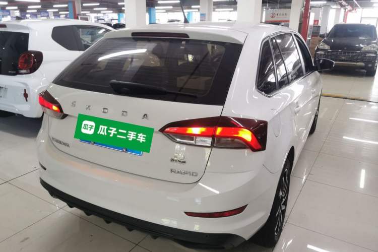 Used Skoda Rapid Spaceback 2020 1.5L Automatic Comfort Edition Rear Right 45 Deg