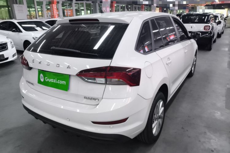 Used Skoda Rapid Spaceback 2020 1.5L Automatic Standard Edition Rear Right 45 Deg