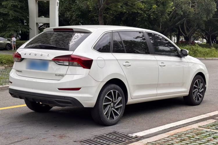 Used Skoda Rapid Spaceback 2020 1.5L Automatic Comfort Edition Rear Right 45 Deg