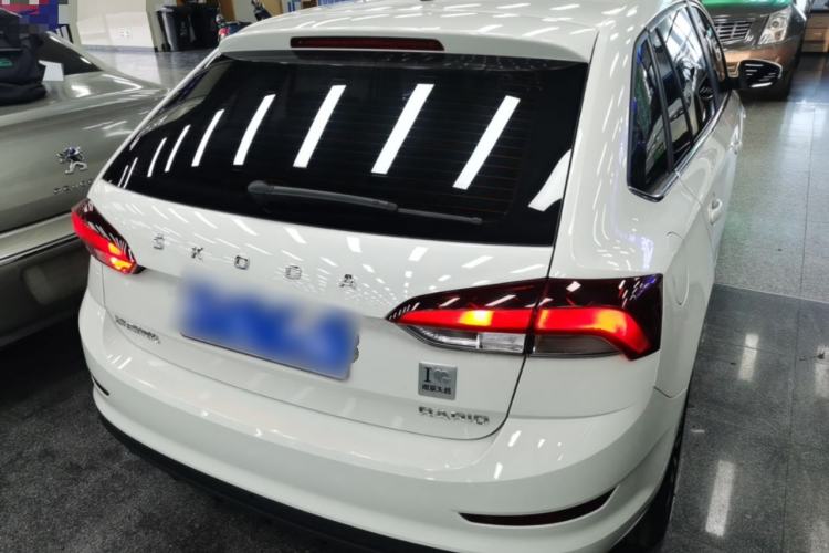 Used Skoda Rapid Spaceback 2020 1.5L Automatic Comfort Edition Rear Right 45 Deg