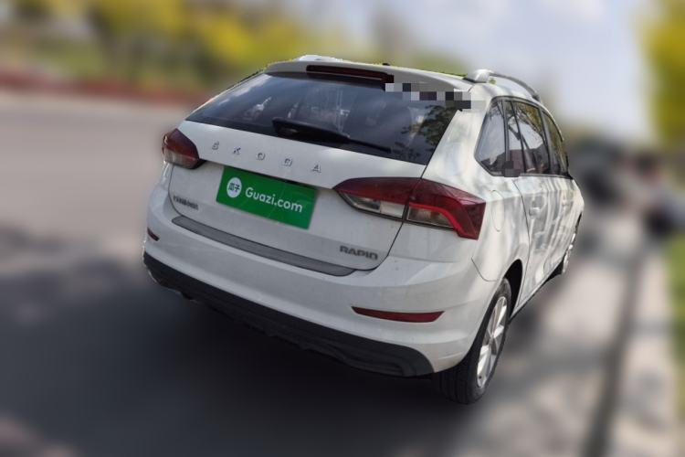 Used Skoda Rapid Spaceback 2020 1.5L Automatic Standard Edition Rear Right 45 Deg