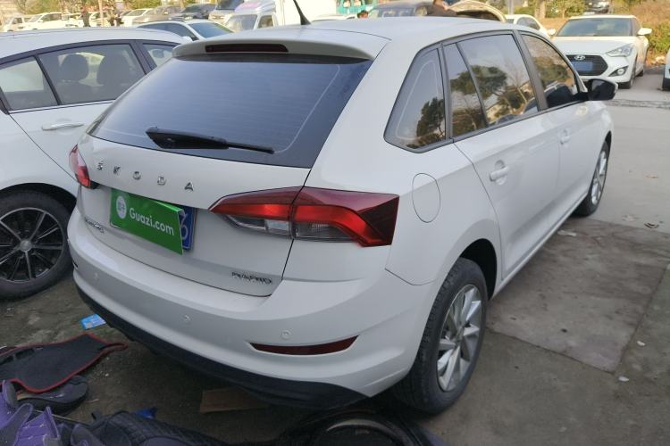 Used Skoda Rapid Spaceback 2020 1.5L Automatic Standard Edition Rear Right 45 Deg