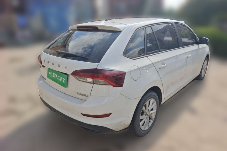 Used Skoda Rapid Spaceback 2020 1.5L Automatic Standard Edition Rear Right 45 Deg