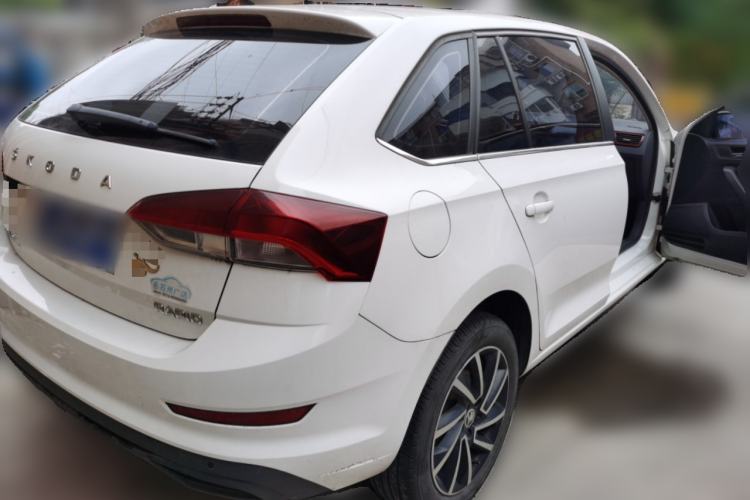 Used Skoda Rapid Spaceback 2020 1.5L Automatic Comfort Edition Rear Right 45 Deg