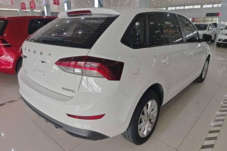 Used Skoda Rapid Spaceback 2020 1.5L Automatic Standard Edition Rear Right 45 Deg