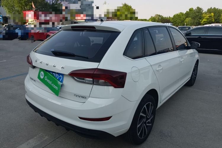 Used Skoda Rapid Spaceback 2020 1.5L Automatic Comfort Edition Rear Right 45 Deg