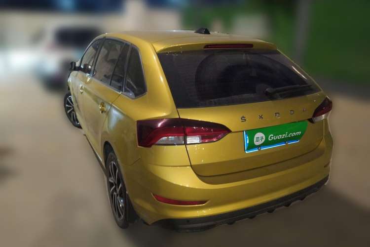 Used Skoda Rapid Spaceback 2020 1.5L Automatic Comfort Edition Rear Left 45 Deg