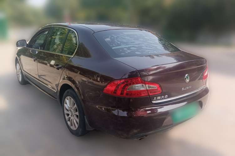 Used Skoda Superb 2009 2.0 TSI Automatic Luxury Edition Rear Left 45 Deg