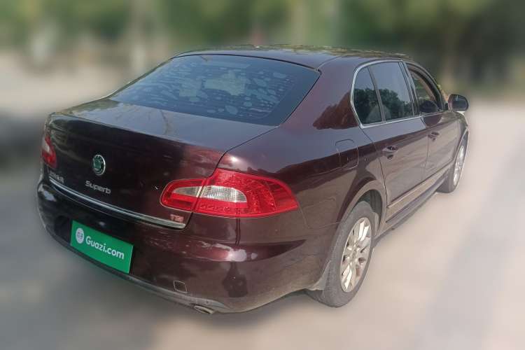 Used Skoda Superb 2009 2.0 TSI Automatic Luxury Edition Rear Right 45 Deg