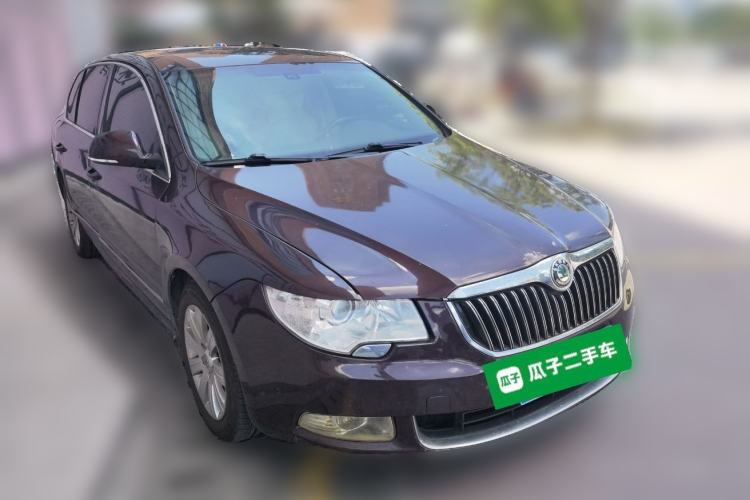 Used Skoda Superb 2009 2.0 TSI Automatic Elegant Edition Front Right 45 Deg