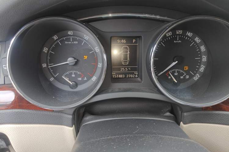 Used Skoda Superb 2009 1.8TSI Automatic Prestige Edition Odometer Close Up