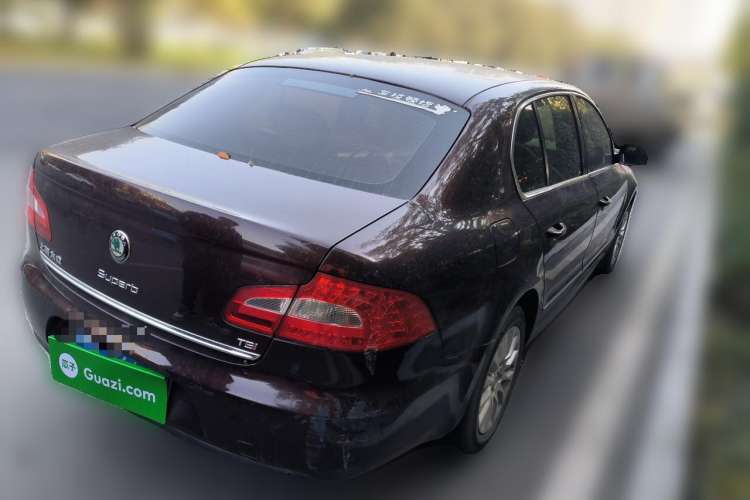 Used Skoda Superb 2009 1.8TSI Automatic Luxury Edition Rear Right 45 Deg