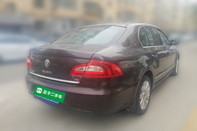 Used Skoda Superb 2009 1.8TSI Automatic Prestige Edition Rear Right 45 Deg