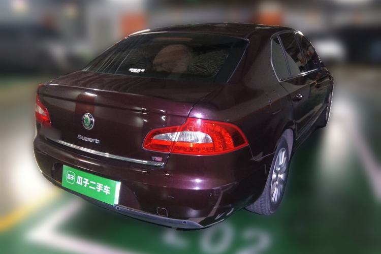 Used Skoda Superb 2009 1.8TSI Automatic Luxury Edition Rear Right 45 Deg