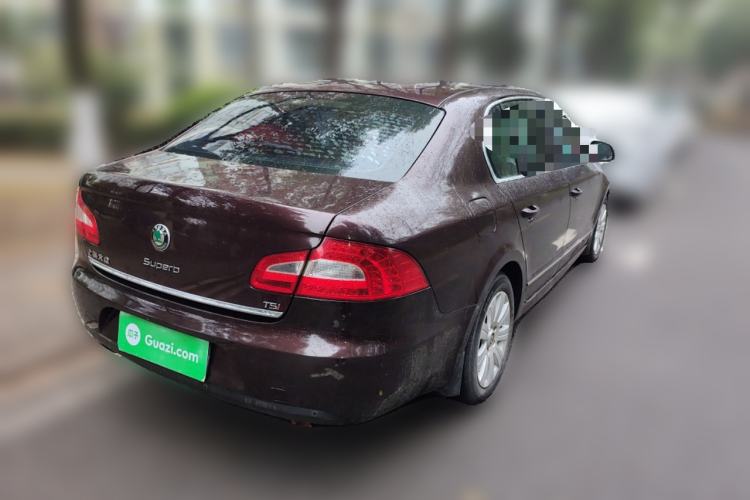 Used Skoda Superb 2010 1.4 TSI DSG Elegant Edition Rear Right 45 Deg
