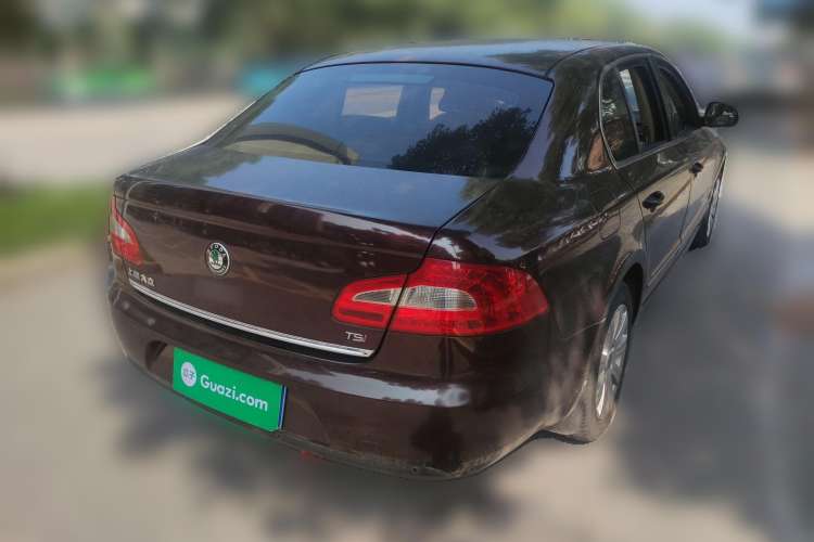 Used Skoda Superb 2010 1.4 TSI DSG Elegant Edition Rear Right 45 Deg