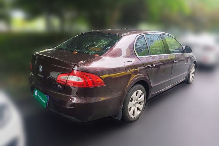 Used Skoda Superb 2010 1.4 TSI DSG Elegant Edition Rear Right 45 Deg