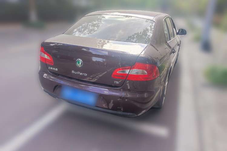 Used Skoda Superb 2010 1.4 TSI DSG Elegant Edition Rear Right 45 Deg