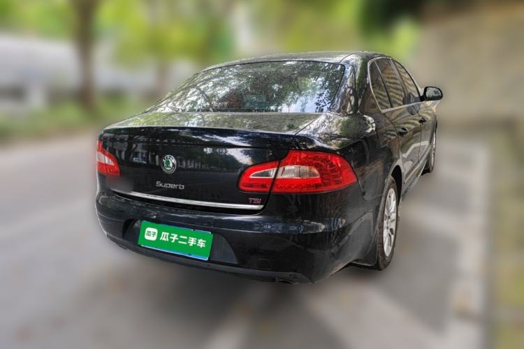 Used Skoda Superb 2012 2.0 TSI Automatic Luxury Edition Rear Right 45 Deg