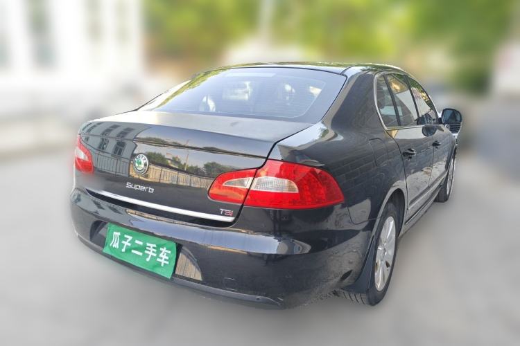Used Skoda Superb 2012 1.8TSI Manual Elegant Edition Rear Right 45 Deg