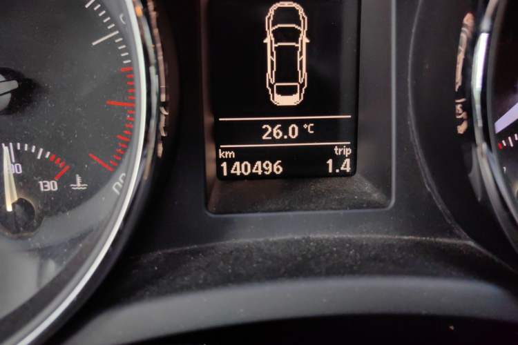 Used Skoda Superb 2012 1.8TSI Automatic Prestige Edition Odometer Close Up