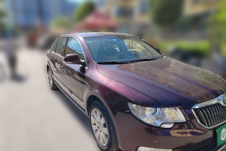 Used Skoda Superb 2012 2.0 TSI Automatic Elegant Edition Front Right 45 Deg