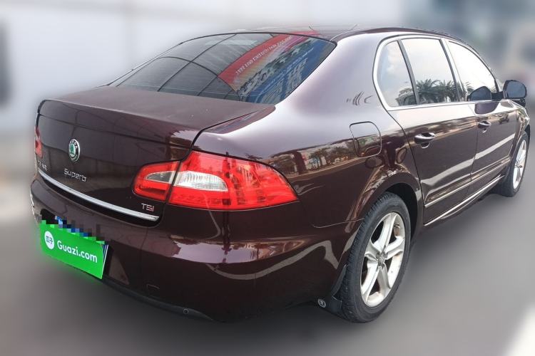 Used Skoda Superb 2012 1.8TSI Manual Elegant Edition Rear Right 45 Deg