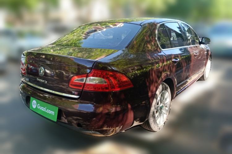 Used Skoda Superb 2012 1.8TSI Manual Elegant Edition Rear Right 45 Deg