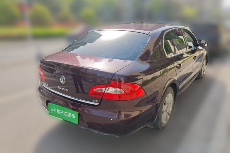 Used Skoda Superb 2012 1.4TSI DSG Elegant Edition Rear Right 45 Deg