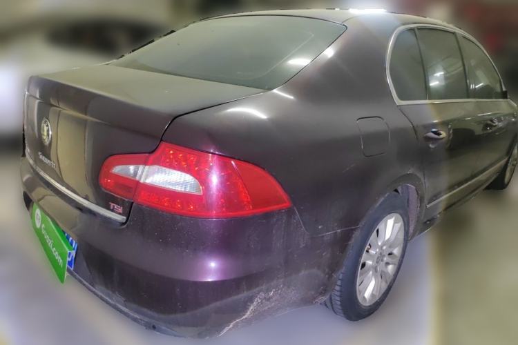 Used Skoda Superb 2012 2.0 TSI Automatic Luxury Edition Rear Right 45 Deg