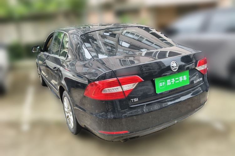 Used Skoda Superb 2013 1.4 TSI DSG Prestige Edition Rear Left 45 Deg