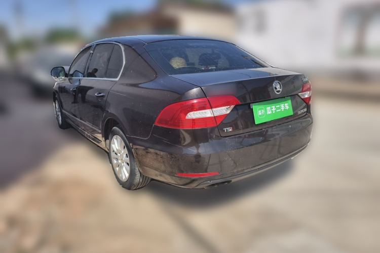 Used Skoda Superb 2013 1.4 TSI DSG Prestige Edition Rear Left 45 Deg