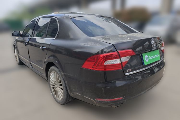 Used Skoda Superb 2013 2.0 TSI DSG Luxury Edition Rear Left 45 Deg