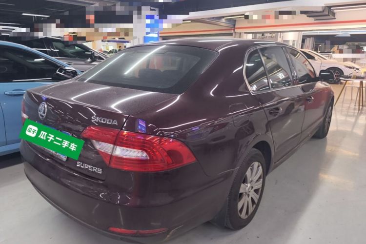 Used Skoda Superb 2013 1.4TSI DSG Sport Edition Rear Right 45 Deg