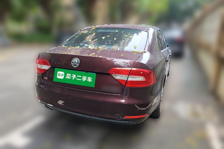 Used Skoda Superb 2013 1.4 TSI DSG Prestige Edition Rear Right 45 Deg