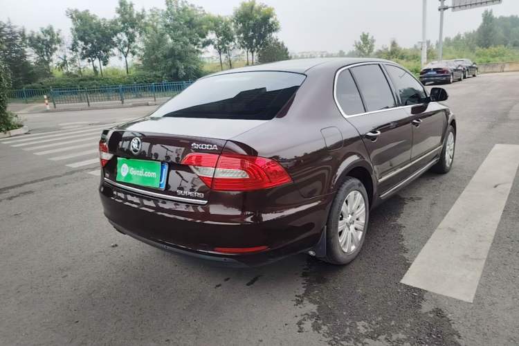 Used Skoda Superb 2013 1.4TSI DSG Sport Edition Rear Right 45 Deg