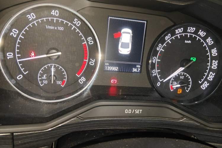 Used Skoda Superb 2016 TSI280 DSG Champion Edition Odometer Close Up