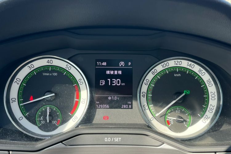 Used Skoda Superb 2018 TSI330 DSG Comfort Edition China V Standard Odometer Close Up