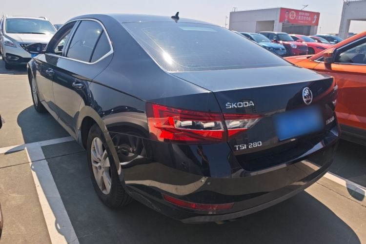 Used Skoda Superb 2018 TSI280 DSG Standard Edition China V Emission Standard Rear Left 45 Deg
