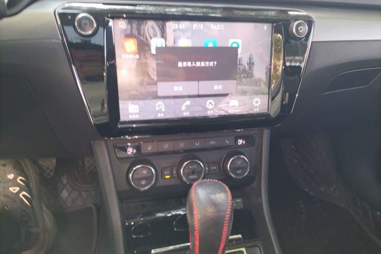 Used Skoda Superb 2018 TSI280 DSG Comfort Edition China V Standard Audio And AC Panel