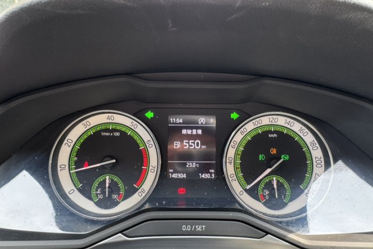 Used Skoda Superb 2018 TSI280 DSG Comfort Edition China V Standard Odometer Close Up