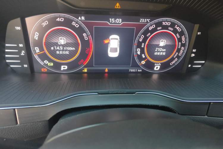 Used Skoda Superb 2018 TSI280 DSG Comfort Edition China V Standard Odometer Close Up