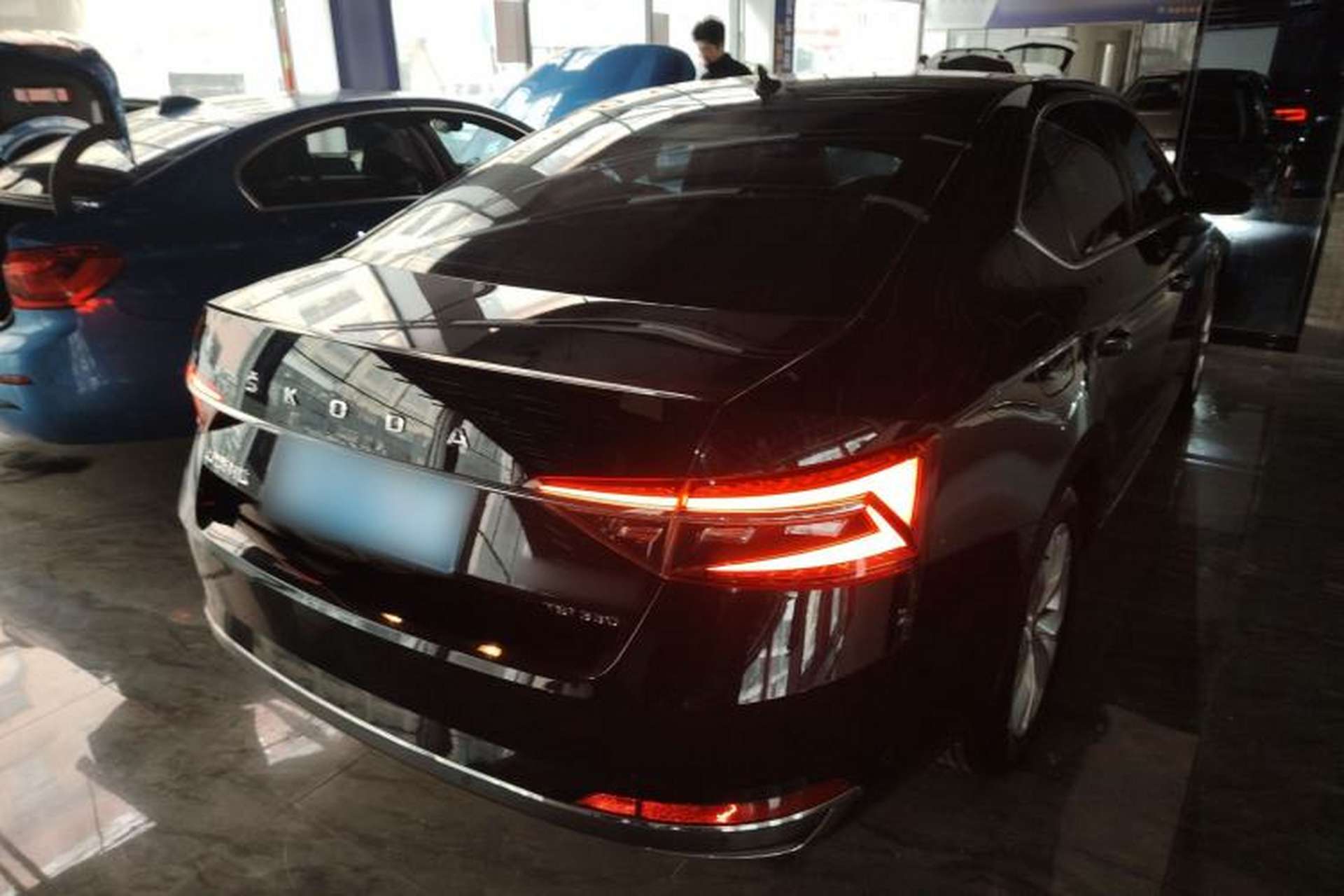 Used Skoda Superb 2019 Restyled TSI330 DSG Comfort Edition Rear Right 45 Deg